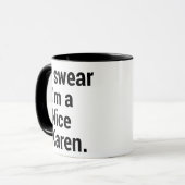 Mug Je suis un chouette karen drôle mème karen (Devant gauche)