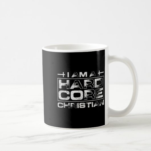 Mug Je suis un chrétien hardcore (Droite)