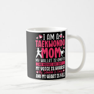 Mug Je suis un combattant de taekwondo fier de ma fami