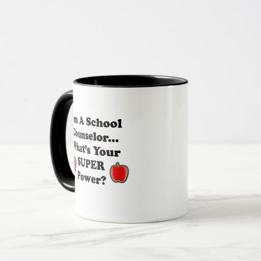 Mug Je suis un conseiller d'école (Devant gauche)