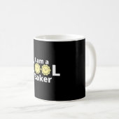 Mug Je suis un cool Baker design - avec le soleil jaun (Devant droit)
