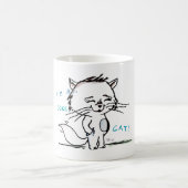 Mug Je suis un dessin animé de chat cool (Centre)