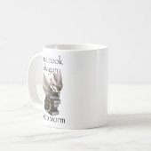 Mug Je suis un Dragon de Livre pas un ver (Devant gauche)