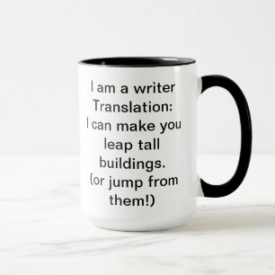 Mug Je suis un écrivain
