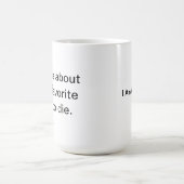 Mug Je suis un écrivain (Centre)