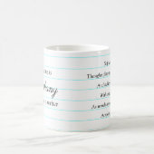 Mug Je Suis Un Écrivain Poème Motivationnel Personnali (Centre)