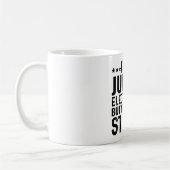 Mug Je suis un électricien junior, mais je ne peux pas (Gauche)