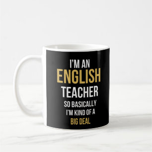 Mug Je Suis Un Enseignant Anglais Drôle Enseignant Ang