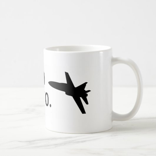 Mug Je suis un F-18, bro (Droite)