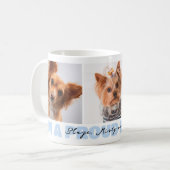Mug Je suis un Fier Chien Maman Personnalisé 3 Photo C (Devant gauche)