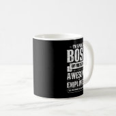 Mug Je Suis Un Fier Patron De Freiner Des Employés Gén (Devant droit)