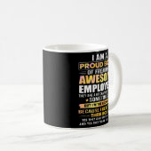 Mug Je Suis Un Fier Patron De Freiner Des Employés Gén (Devant droit)