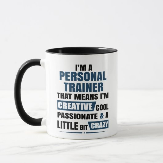 Mug Je suis un formateur personnel (Gauche)