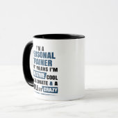 Mug Je suis un formateur personnel (Devant gauche)