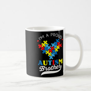 Mug Je suis un frère fier de la sensibilisation à l'au