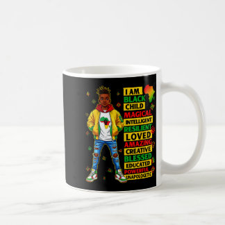 Mug Je suis un garçon noir mois de l'histoire des enfa