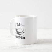 Mug Je suis un gardien - conceptions de gardien de but (Devant gauche)