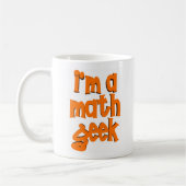 Mug Je suis un geek de maths (Gauche)