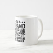 Mug Je suis un gérant de marque pas un magicien drôle (Devant droit)