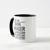 Mug Je Suis Un Gestionnaire D'Administration Pas Un Ma (Devant gauche)