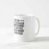Mug Je suis un gestionnaire de vérification pas un mag (Devant droit)