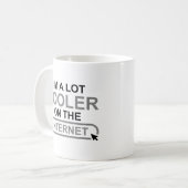 Mug Je suis un grand Glacière sur Internet (Devant gauche)