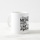 Mug Je suis un grand programmeur de Coder Médicale (Devant gauche)