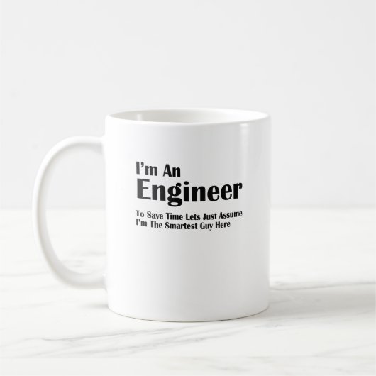 Mug je suis un ingénieur (Gauche)