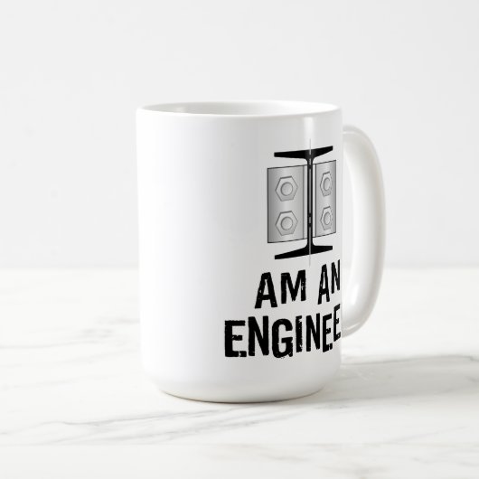 Mug Je Suis Un Ingénieur (Devant droit)