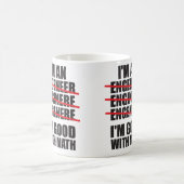 Mug Je suis un ingénieur - bon aux maths (Centre)