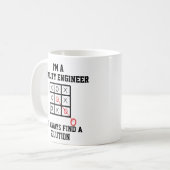 Mug Je Suis Un Ingénieur De Qualité Je Trouve Toujours (Devant gauche)