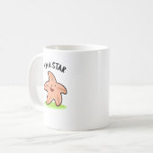 Mug Je suis un jeu de étoiles amusant (Devant gauche)
