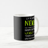 Mug Je Suis Un Livre Nerd Pour Le Livre (Devant droit)