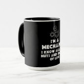 Mug Je Suis Un Mécanicien Et Un Amusant (Devant gauche)