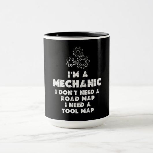 Mug Je Suis Un Mécanicien Et Un Amusant (Centre)