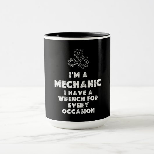 Mug Je Suis Un Mécanicien Et Un Amusant (Centre)