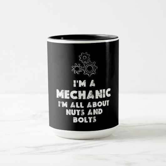 Mug Je Suis Un Mécanicien Et Un Amusant (Centre)
