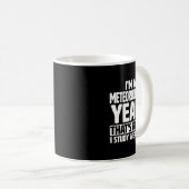 Mug Je suis un météorologue J'étudie Météo Drôle Météo (Devant droit)