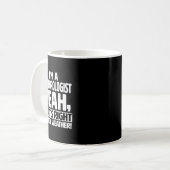 Mug Je suis un météorologue J'étudie Météo Drôle Météo (Devant gauche)