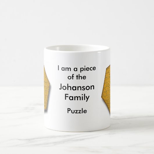 Mug - Je suis un morceau du puzzle de la famille _ (Centre)