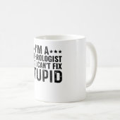 Mug Je suis un néphrologiste mais je ne peux pas répar (Devant droit)