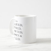 Mug Je suis un oignon favori qualifié nommé Chris (Devant gauche)