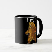 Mug Je suis un ours grizzli et Brown (Devant droit)