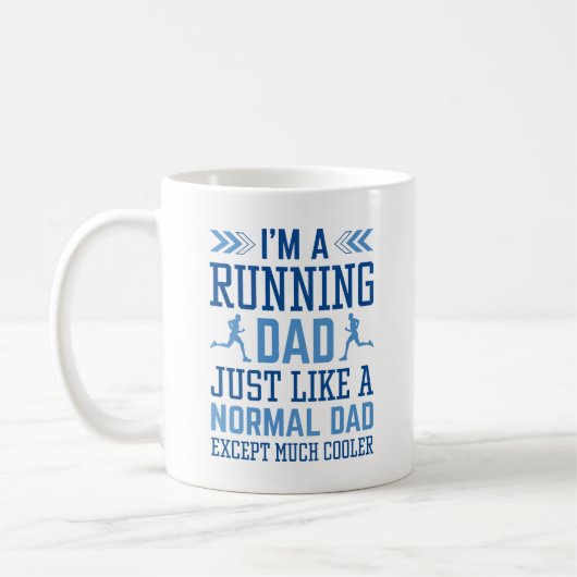 Mug Je suis un papa coureur (Gauche)