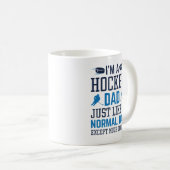 Mug Je suis un papa de hockey (Devant droit)