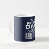 Mug Je suis UN PAPA FIER de la SOFTWARE ENGINEER (Devant gauche)