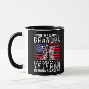Mug Je Suis Un Papa Grand-père Vétéran Drôle Retraite