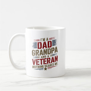 Mug Je suis un papa papi et un vétéran rien ne me fait