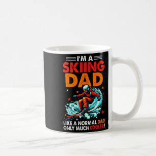 Mug Je suis un papa qui skie Définition Beaucoup plus