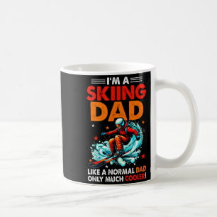 Mug Je suis un papa qui skie Définition Beaucoup plus